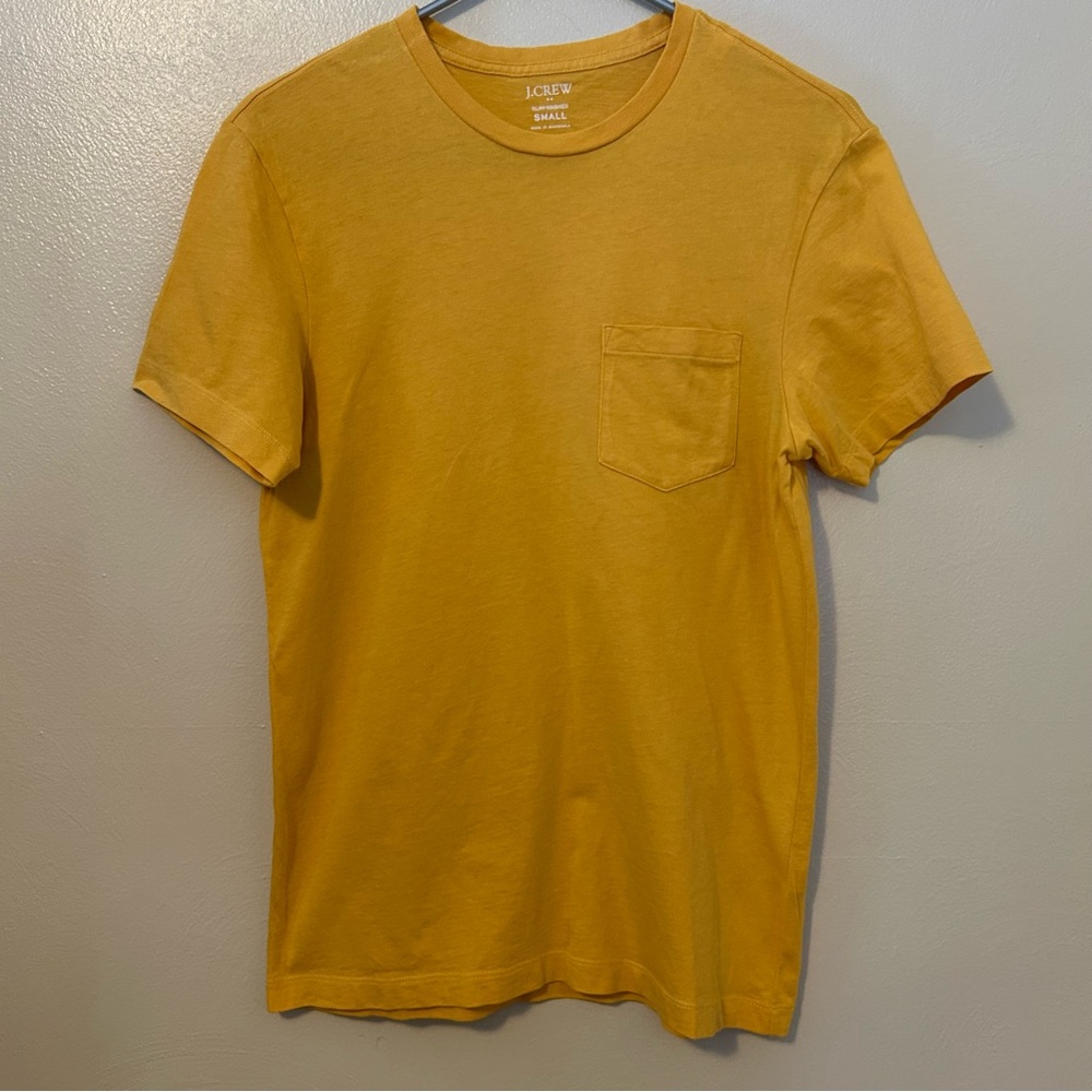 J.Crew Classic Slim Washed Short Sleeve Pocket Tee